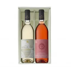 御中元ギフト専用 予約商品 地ワインセット ギフト箱入 ギフト プレゼント クリスマス 父の日 家飲み ヤマト運輸 五ヶ瀬ワイン デラウェア白やや甘口720ml＆キャンベルアーリロゼやや甘口720ml 2本セット 宮崎県 五ヶ瀬ワイナリー