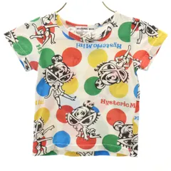 HYSTERIC MINI ヒステリックミニ 日本製 半袖 Tシャツ 90 オフホワイト キッズ 古着