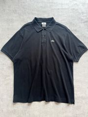 90's LACOSTE black polo shirt designed in France