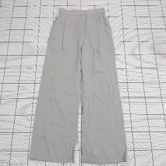 ◇ ⊂ アーバン リサーチ ドアーズ シンプル タックストレートパンツ サイズ38 ライトグレー系 レディース E  【1508060026019】
