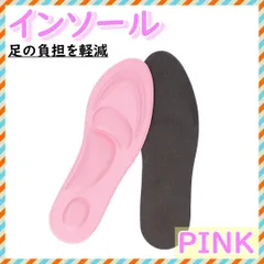 ●インソール　クッション　ピンク 女性用　足の痛み　軽減　低反発 中敷きのサムネイル