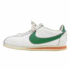 NIKE 나이키 스니커 CJ6106-100 × Stranger Things 스트레인저싱스 Classic Cortez 클래식 코르테츠 호킨스 하이 스쿨 스니커 그린계 26.5 cm[중고]