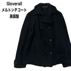 Gloverall  グローバーオール  メルトンPコート　英国製　くるみボタン