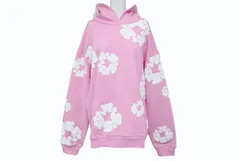 新品未使用 DENIM TEARS デニムティアーズ THE COTTON WREATH コットンリース フーディー サイズL ライトピンク 中古 4b004847