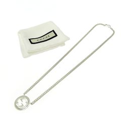 【中古】GUCCI グッチ シルバー インターロッキングG ネックレス 18.6g 925刻印 407838 ネックレス
