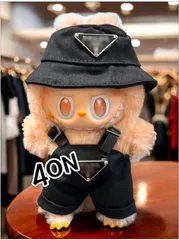 k*ん様 超希少ラブブLabubu1点モノ⭐︎ クロスパッチ服　3点セット k*ん様 超希少ラブブLabubu1点モノ⭐︎ クロスパッチ服 3点