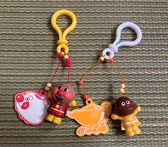 【限定】アンパンマンミュージアム限定　ネームタグ　アンパンマン　カレーパンマン　ガラポン