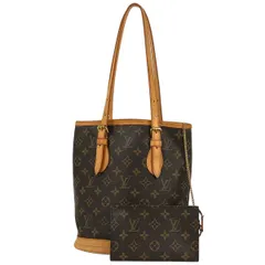 【在庫一掃】 ルイ・ヴィトン Louis Vuitton プチ バケット PM ショルダーバッグ バケツ型 トートバッグ モノグラム ブラウン M42238 レディース 【中古】
