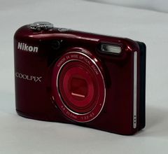 【USED】Nikon ニコン COOLPIX クールピクス L28 コンパクトデジタルカメラ デジカメ 単三電池式 レッド 赤 SA