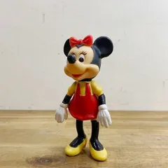 ヴィンテージ ミニーマウス ディスニー 70’s 香港製 アメトイ おもちゃ レトロ フィギア コレクション ディスプレイ【B4364】