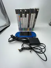 PSP PSP-3000 （バッテリー無しジャンク）ソフト10本セット