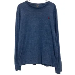 POLO RALPH LAUREN 長袖 ロゴTシャツ XL ダークブルー ビッグサイズ ロンT ロングTシャツ 古着卸 アメリカ仕入 a703-5657