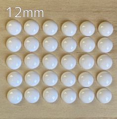 12mm デカールアイ　作製用　土台　15ペア