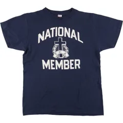 古着 80年代 チャンピオン Champion トリコタグ 三連プリント プリントTシャツ USA製 メンズXL相当 ヴィンテージ/eaa564281