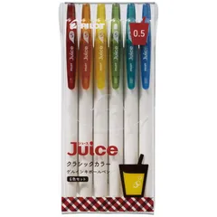 【 新品 未開封 】   パイロット ゲルインキボールペン ジュース 0.5mm クラッシック6色セット LJU156CC 未使用 送料無料