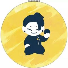 [중고] 잡화 여름유걸 더블 미러 유루팔레트 [주술회전 제2기 회옥·옥절]