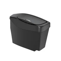 槌屋ヤック(Tsuchiya Yac) 車種専用品 トヨタ 80系 ハリアー 専用 サイドボックス ゴミ箱 4 gallons ブラック SY-HR13 1