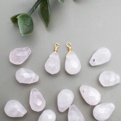 1点作品☆ 大粒ペアシェイプ型ラベンダークォーツ14kgfネックレス