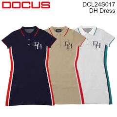 [2024春夏] ドゥーカス ニット ワンピース DH ドレス ゴルフウェア [DCL24S017]