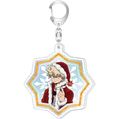 【新品/公式】僕のヒーローアカデミア ラメ入りアクリルキーホルダー／爆豪 勝己 公式グッズ colleize