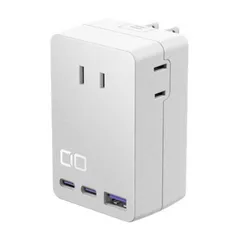 【新品 未使用 未開梱】CIO　PD対応AC充電器 Polaris CUBE ホワイト ［3ポート /USB Power Delivery対応 /Smart IC対応 /GaN(窒化ガリウム) 採用］　CIO-PC67W2C1A-AC3-WHのサムネイル