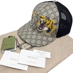 【ほぼ新品＊未使用】GUCCIグッチ ベースボールキャップ GG虎　タイガー 楽天市場】GUCCI グッチ Tiger Print Baseball Cap ベースボール