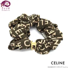 人気⭕セリーヌ ヘアゴム CELINE - セリーヌ CELINE 総柄 ヘアアクセサリー ヘアゴム