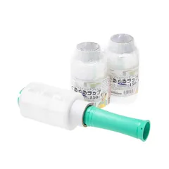 紺屋商事(Konya Corporation) ハンディラップ ストレッチ フィルム ぐるぐるラップ (3本入り本体セット)梱包用ラップ 透明 100mmx150m