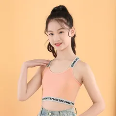 ☆ ピンク ☆ 110cm ☆ タンクトップ lykidtop77 タンクトップ キッズ インナー へそ出し トップス スポーツブラ ブラトップ 女の子 子供 110 120 140 150 160 ガールズ ショート丈 レッスン着 ヒップホップ ダンス 衣装