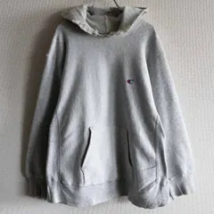 【80s/希少】CHAMPION【レジ目 REVERSE WEAVE リバースウィーブ フーディ】L チャンピオン パーカー USA製 トリコタグ ボロ 25040773