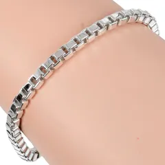 TIFFANY&Co.】ティファニー ベネチアン 腕周り17.5cm シルバー925