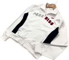 パラディーゾ ジップアップジャケット ジャージ レディース L ホワイト ゴルフ オールシーズン ■S982