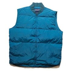 特価 80's (L ダウンベスト ナイロン フルジップ ランズエンド 90's ナイロン