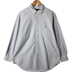 古着 ラルフローレン Ralph Lauren 長袖 ボタンダウンストライプシャツ メンズXL相当/eaa549322