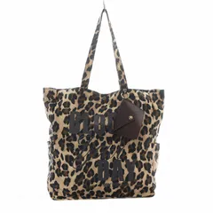 バンヤードストーム BARNYARDSTORM Bloom your day トート バッグ レオパード柄 パスケース付 茶色 ブラウン 黒 ブラック 320583 ■SH /RI ■OS
