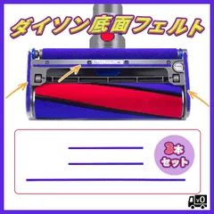 ダイソン 掃除機 ヘッド用 床面フェルト ソフトローラークリーナー 交換 互換のサムネイル