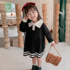 ☆ ブラック ☆ 130cm ☆ ワンピース 女の子 長袖 可愛い lyqb22 ワンピース キッズ 長袖 秋冬 きれいめ プリーツ ブラック グレー 女の子 おしゃれ シンプル かわいい 110 120 130 140 cm キッズ 発表会 入学式 結婚式