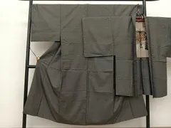 平和屋着物●男性　本場大島紬　アンサンブル　100亀甲　総詰め　正絹　逸品　BAAT0943yc