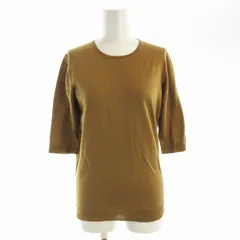 DEUXIEME CLASSE - FF grace クルーネックプルオーバー キャメル36 DEUXIEME CLASSE - FF grace クルーネックプルオーバー キャメル