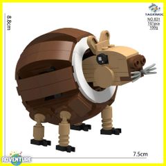 Tung Tung Tung Sahur 툰툰툰 사푸르 레고 호환 블록 장난감 교육 장난감 크리스마스 어린이 선물 LEGO 선물 Itarian Brainrot 이탈리아 브레인 밈 밈 tslb002