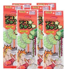 【６袋セット】カネコ種苗 きゅうりの型 デコきゅう星とハート4本セット クリア、オレンジ