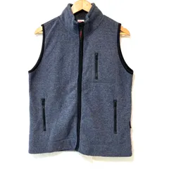 (^w^)b VISION STREET WEAR ビジョン ストリートウェア ジップアップ フリース ベスト ジャケット 防寒 トップス アウトドア アクティブ 秋冬 グレー メンズ 男性 サイズ M