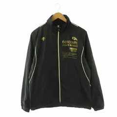 デサント DESCENTE ジャケット ブルゾン ジップアップ L ブラック /DF ■OS ■GY39 ■AX