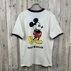 BABYDOLL ベビードール ミッキー リンガーネック 半袖 Tシャツ L