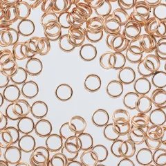 二重丸カン　ゴールド　5mm　400個KC金　2重　マルカンパーツ　AP1959