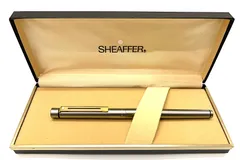1970年代◆シェーファー タルガ 金張り 格子柄 インレイニブ14K ペン先F 1970年代◇シェーファー タルガ 金張り 格子柄 インレイニブ14K