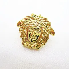 ジャンニヴェルサーチ ヴェルサーチェ GIANNI VERSACE メデューサ メドューサ ピンブローチ ゴールド系 ピンズ アクセサリーのサムネイル