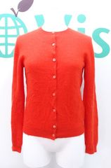 【176272】Drawer ドゥロワー  カシミヤ100％ ニットカーディガン  1 オレンジ