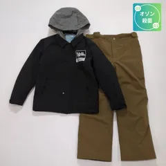 キッズスノーウェア上下セット JR-1206 ブラック 140cmのサムネイル
