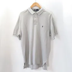 POLO BY RALPH LAUREN 90s POLO SHIRT GRAY VINTAGE SIZE L ポロ バイ ラルフローレン ポロシャツ グレー ヴィンテージ ビンテージ 大名店